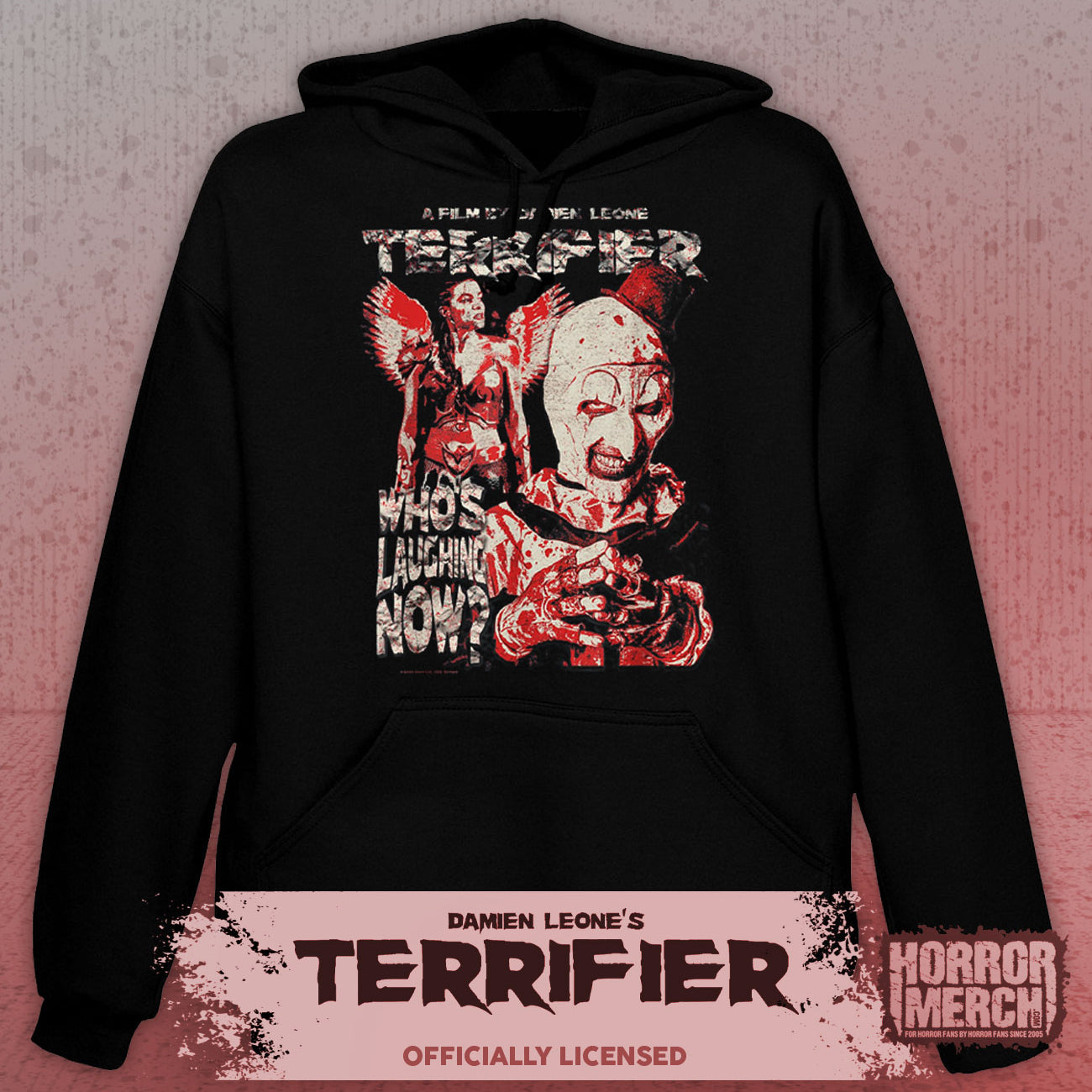 Terrifier - Whos Laughing Now Collage Hooded Sweatshirt