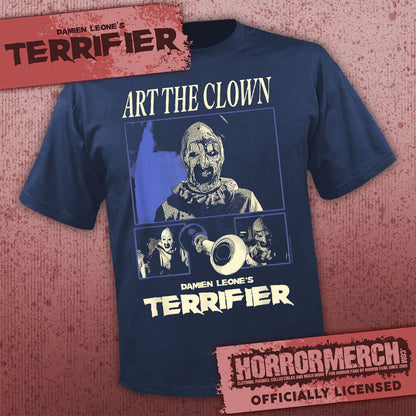 Terrifier - Horn (Blue) Mens Shirt