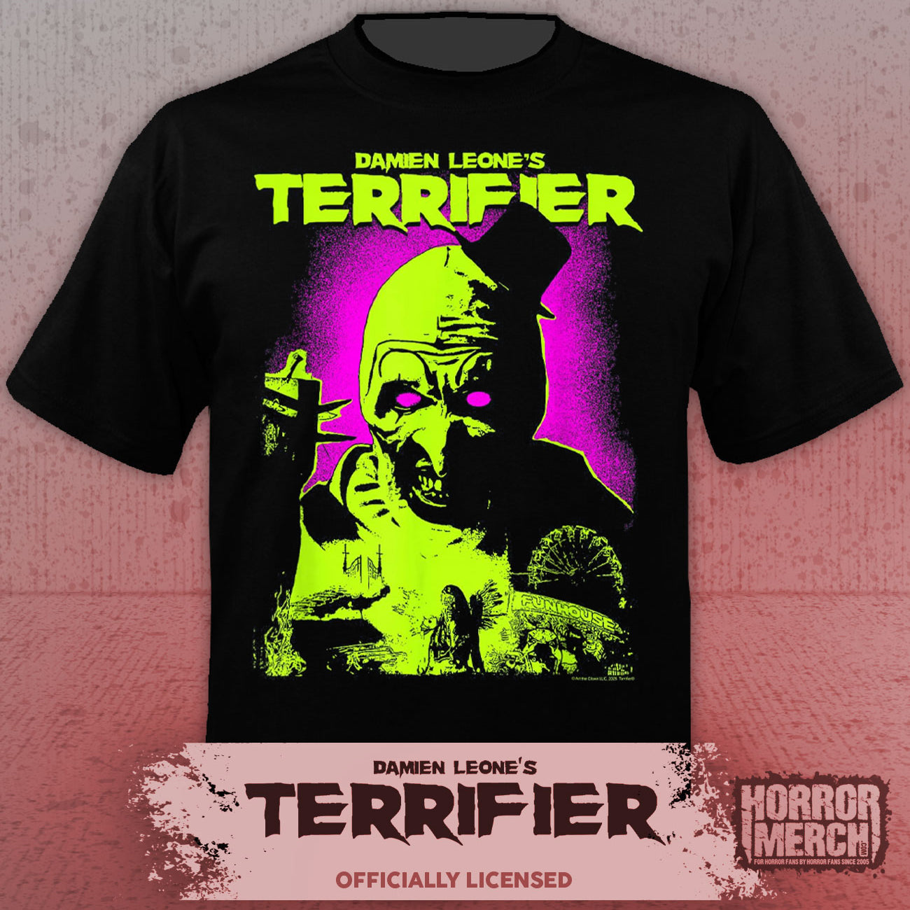 Terrifier - Neon Mens Shirt