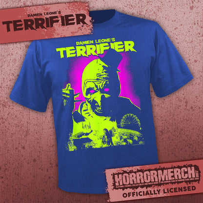 Terrifier - Neon (Blue) Mens Shirt