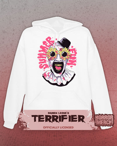Terrifier - Summer Days Hooded Sweatshirt (White)