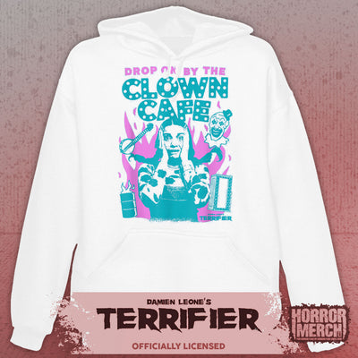 Terrifier - Clown Cafe Hooded Sweatshirt (White)