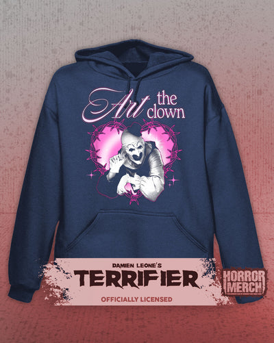 Terrifier - Heart Hooded Sweatshirt (Blue)