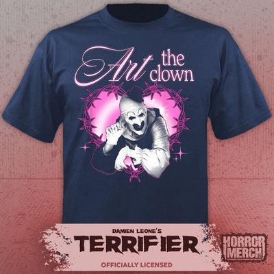 Terrifier - Heart Womens Shirt (Blue)