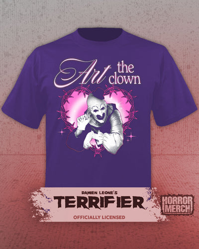 Terrifier - Heart Womens Shirt (Purple)