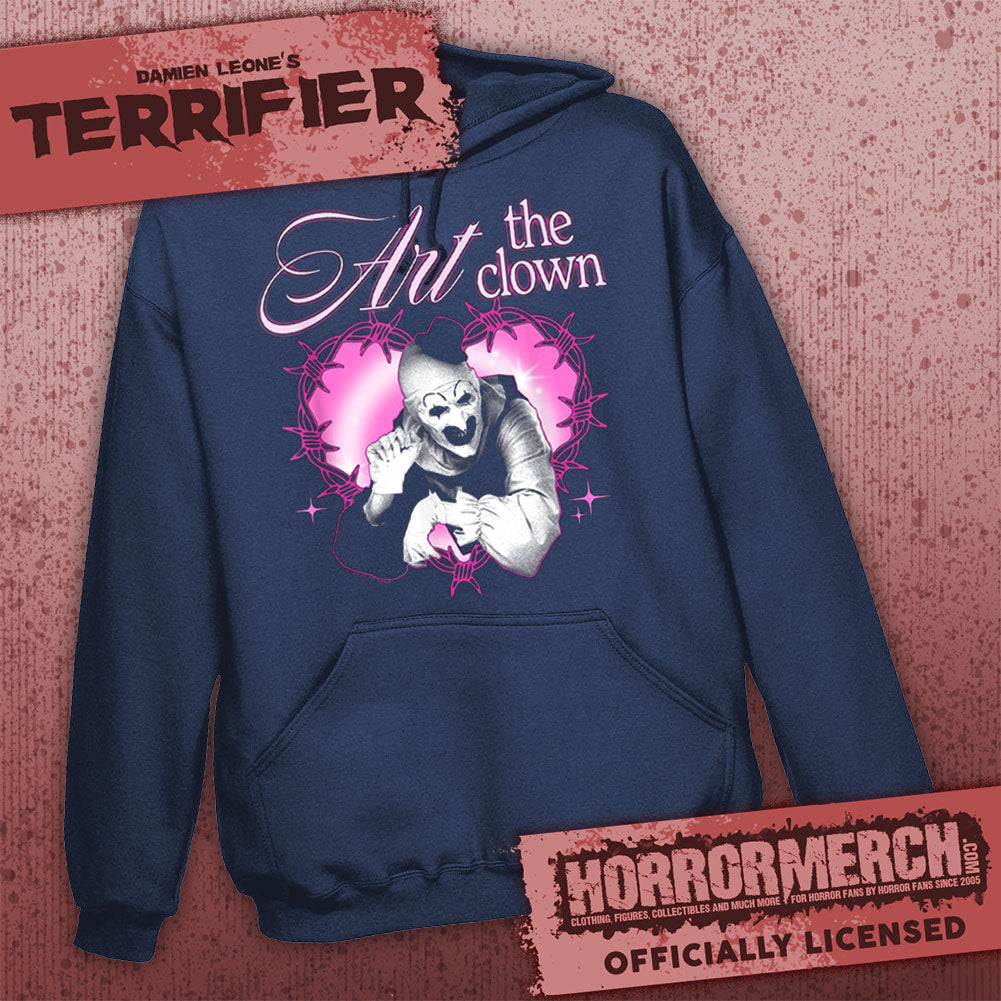 Terrifier - Heart (Blue) Hooded Sweatshirt