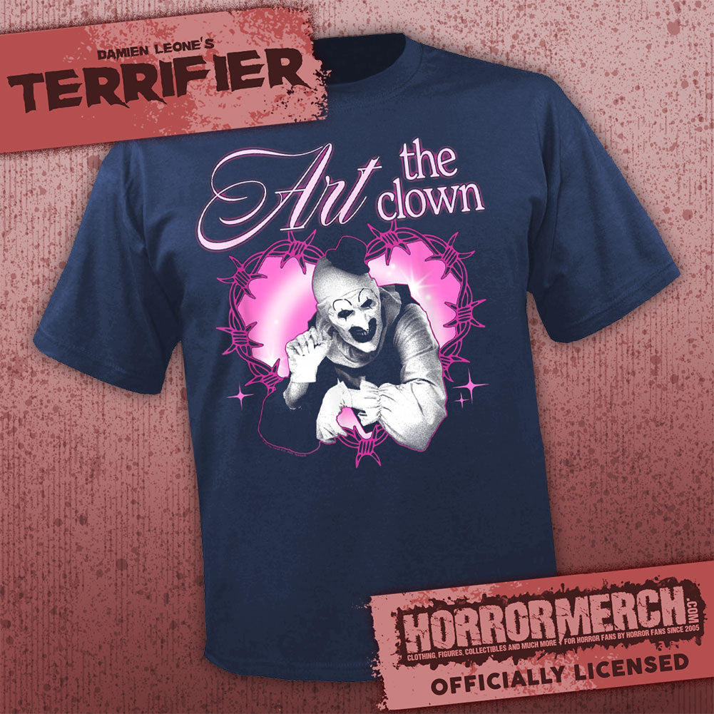 Terrifier - Heart (Blue) Womens Shirt