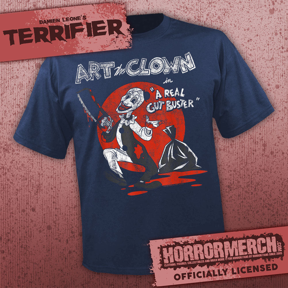 Terrifier - Gut Buster (Blue) Womens Shirt