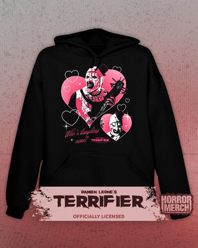 Terrifier - Hearts Collage Hooded Sweatshirt