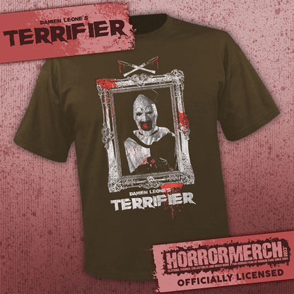 Terrifier - Portrait (Brown) Mens Shirt