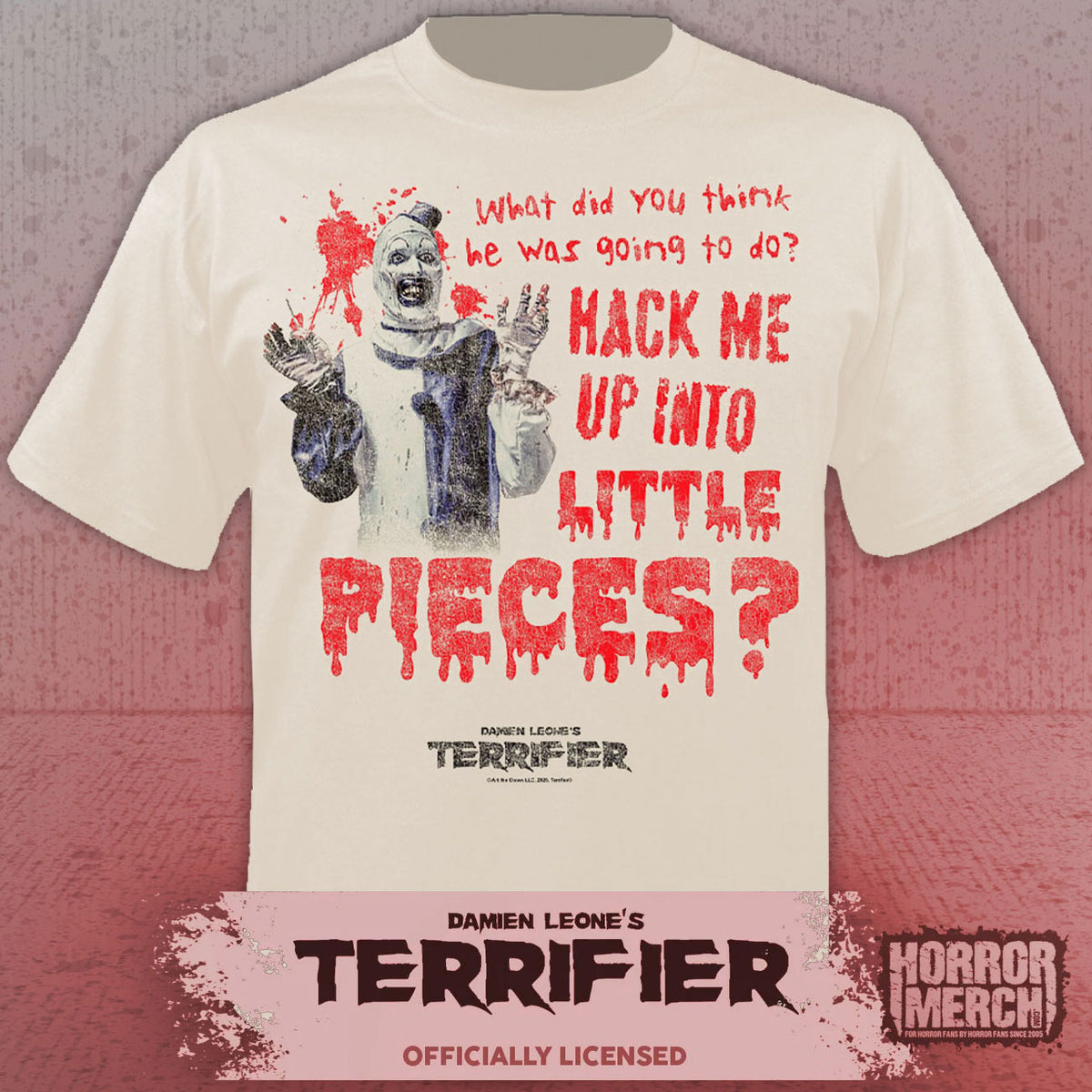 Terrifier - Little Pieces Men's T-Shirt (Tan)