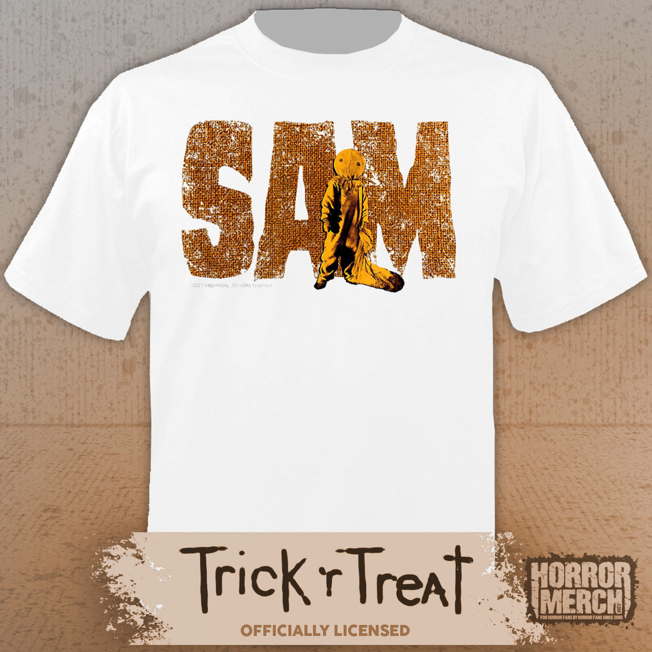 Trick R Treat - (Burlap) Sam Womens Shirt (White)