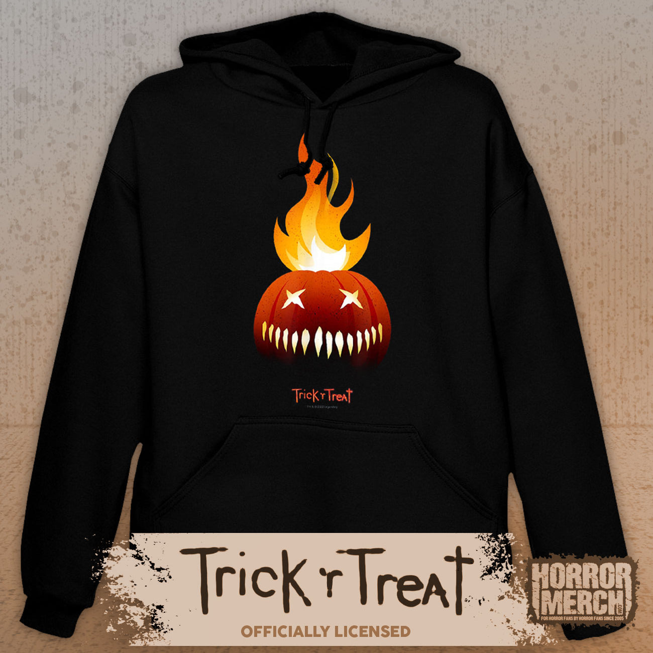 Trick R Treat - Pumpkin Hooded Sweatshirt