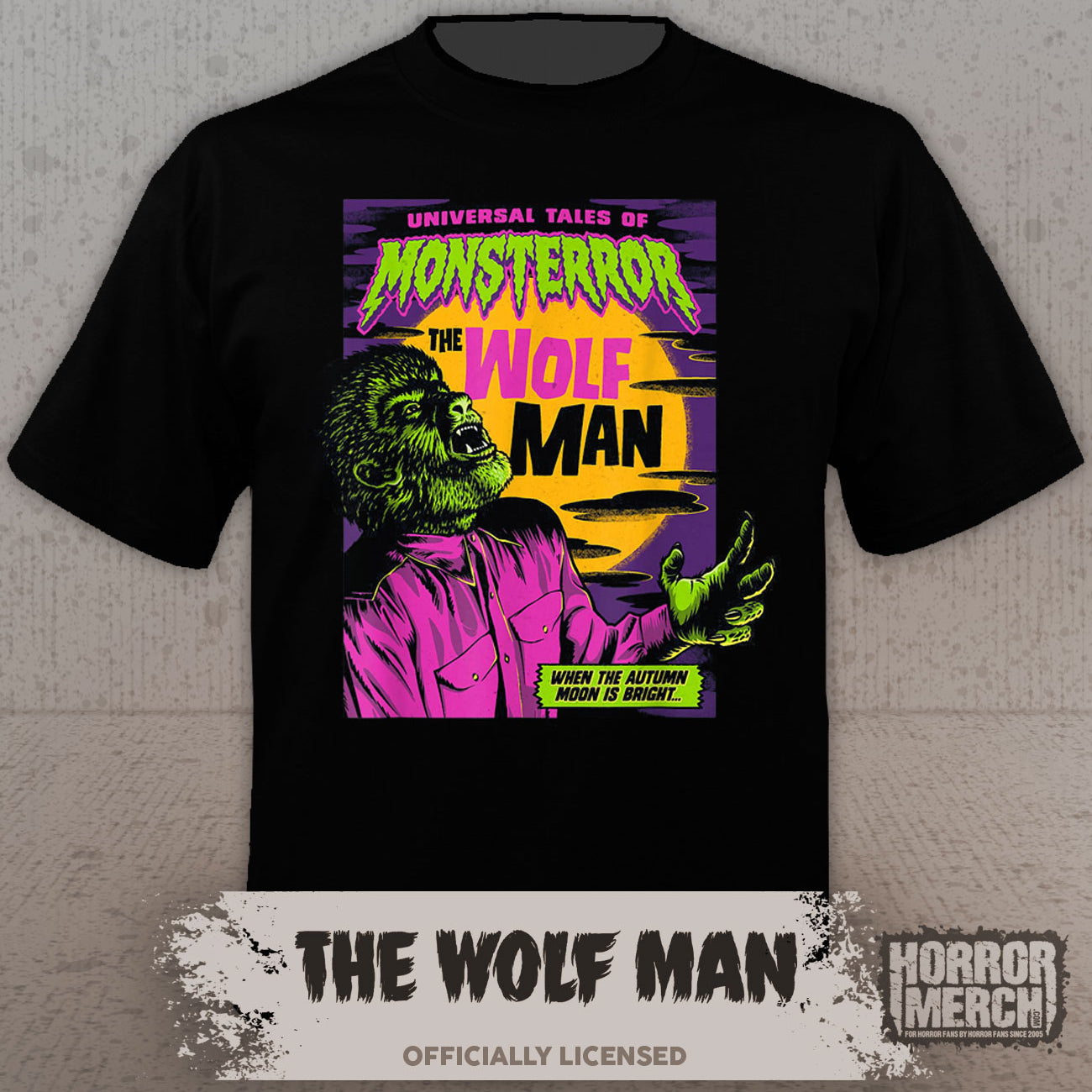 Wolfman - Neon Womens Shirt