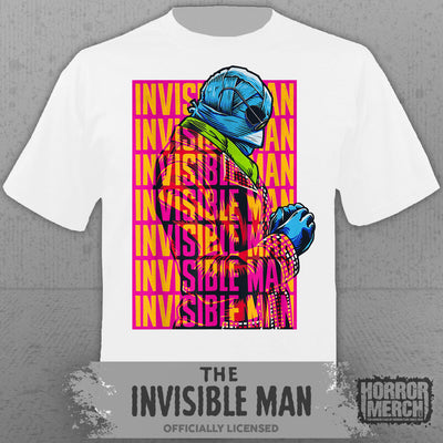 Invisible Man - Neon Mens Shirt (White)