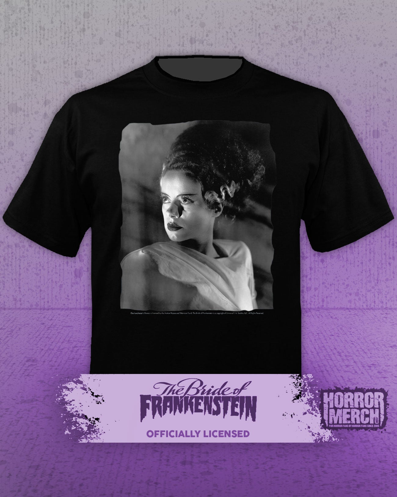 Bride Of Frankenstein - Classic Poster Mens Shirt