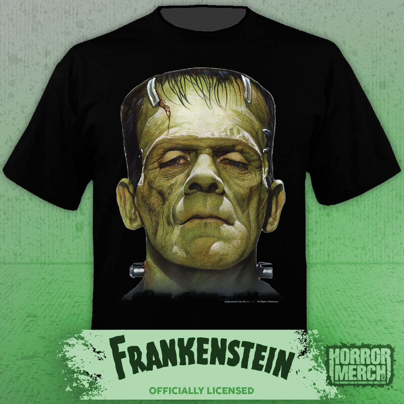 Frankenstein - Closeup Womens Shirt