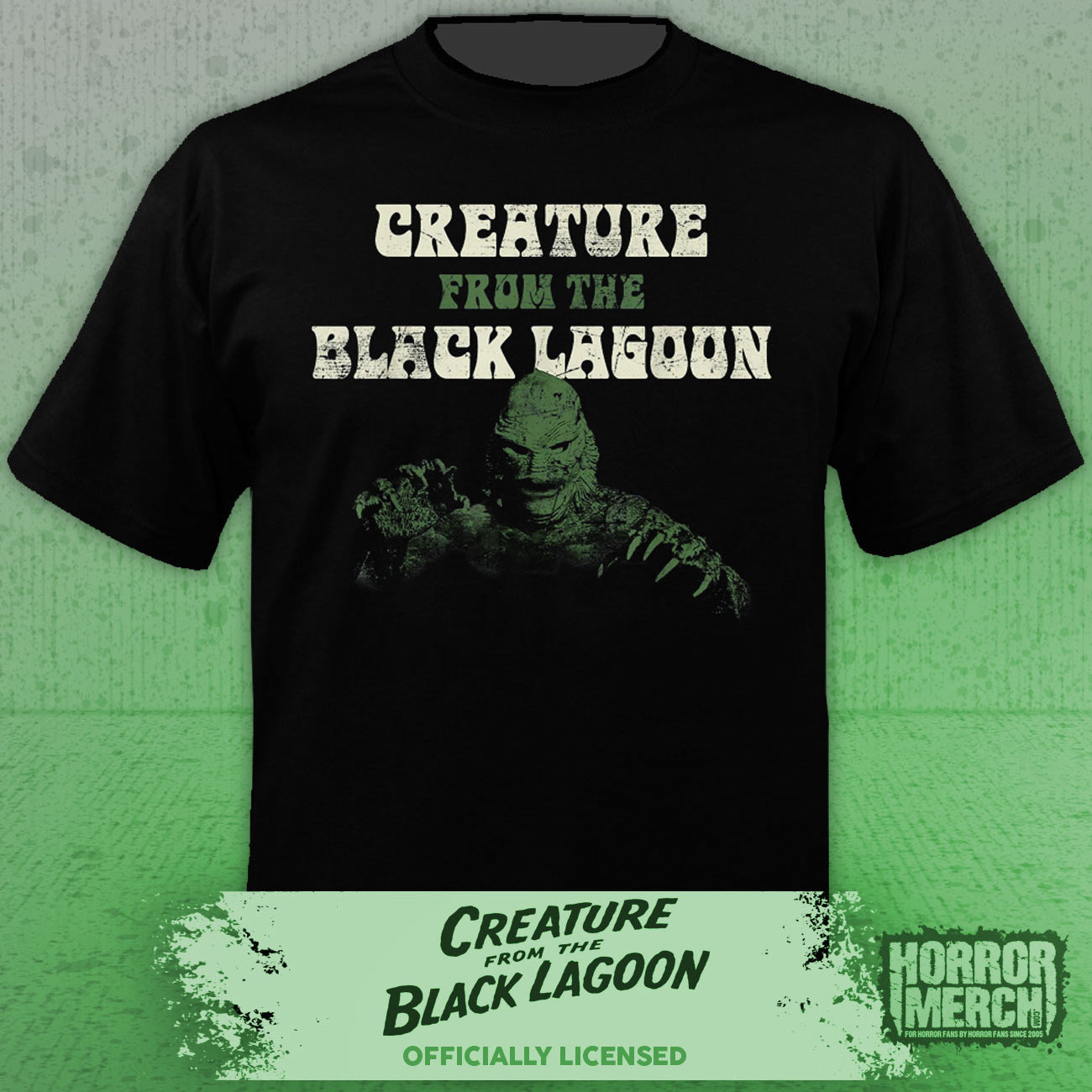 Creature From The Black Lagoon - Classic Text Womens Shirt