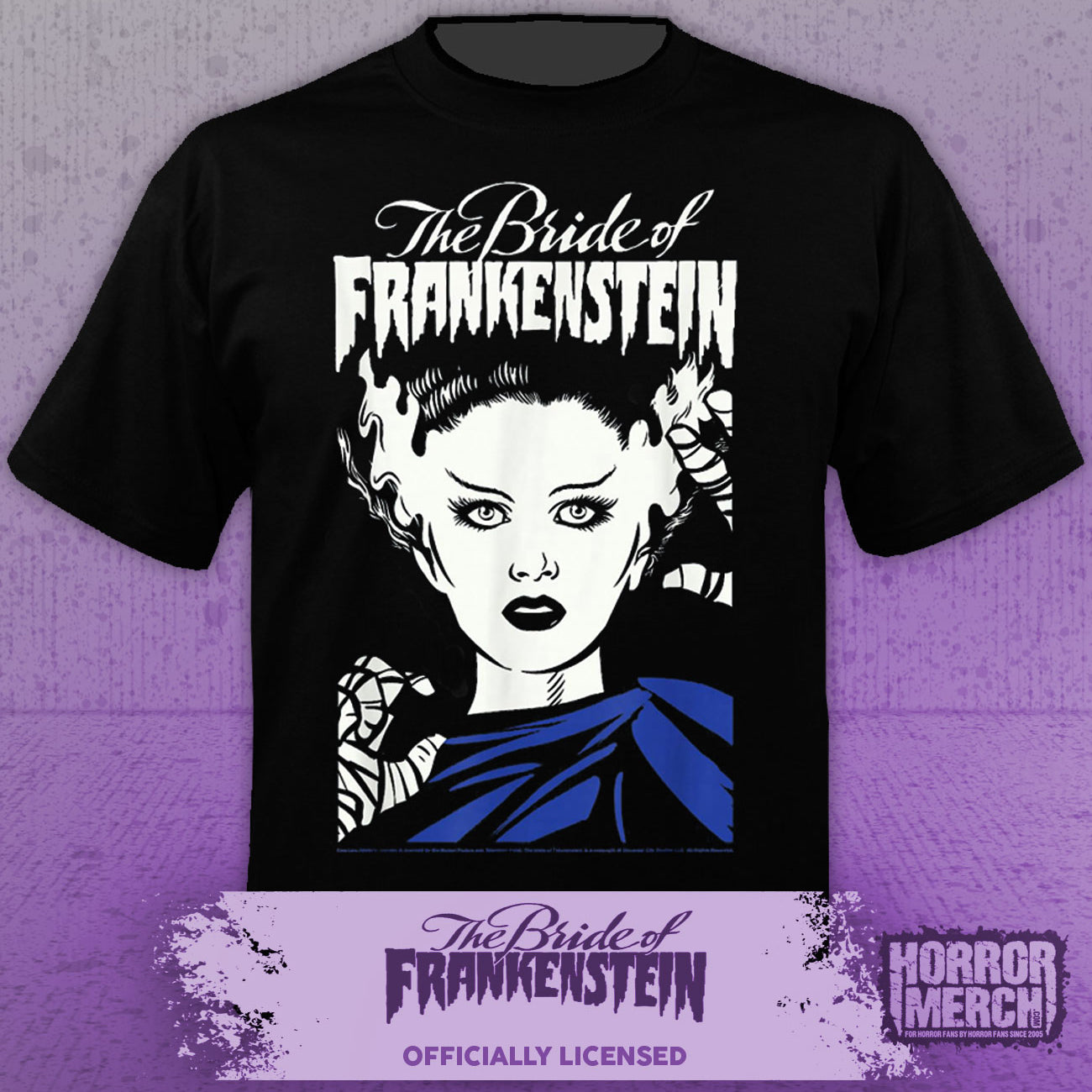 Bride Of Frankenstein - Duotone Poster Womens Shirt