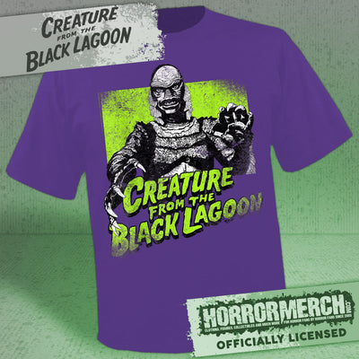 Creature From The Black Lagoon - Reach (Purple) Mens Shirt