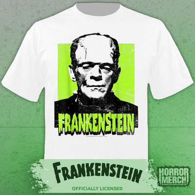 Frankenstein - Close-Up Mens Shirt (White)