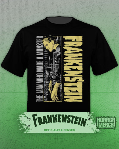Frankenstein - Man Who Made The Monster Mens Shirt