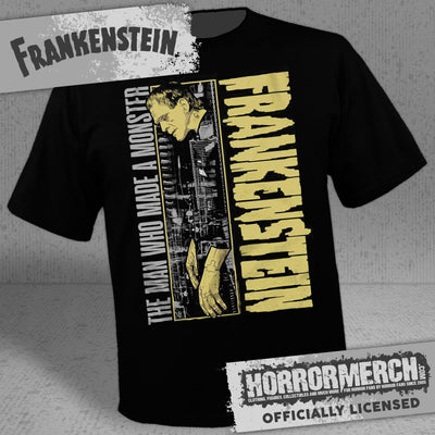 Frankenstein - Man Who Made The Monster Mens Shirt