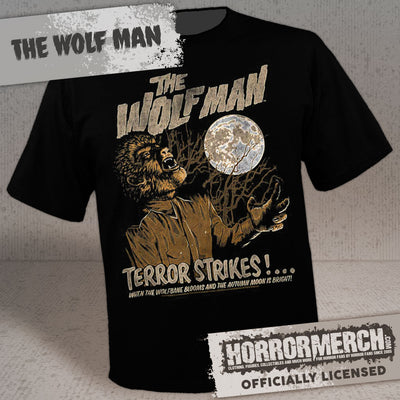 Wolfman - Terror Strikes Mens Shirt