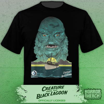 Creature From The Black Lagoon - Boat Mens Shirt