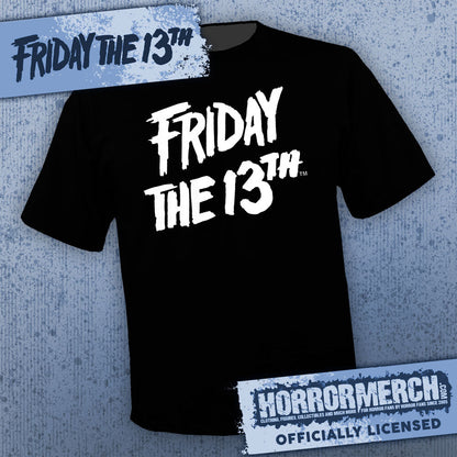 Friday The 13th - White Logo Mens Shirt