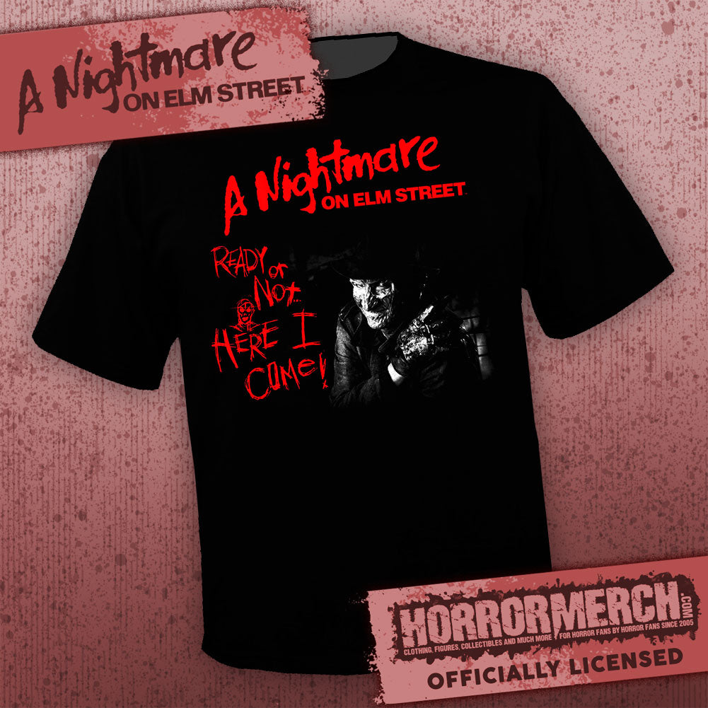 Nightmare On Elm Street - Here I Come (Collage) Mens Shirt