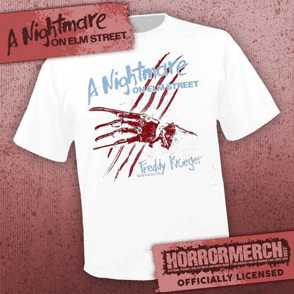 Nightmare On Elm Street - Slasher (White) Mens Shirt