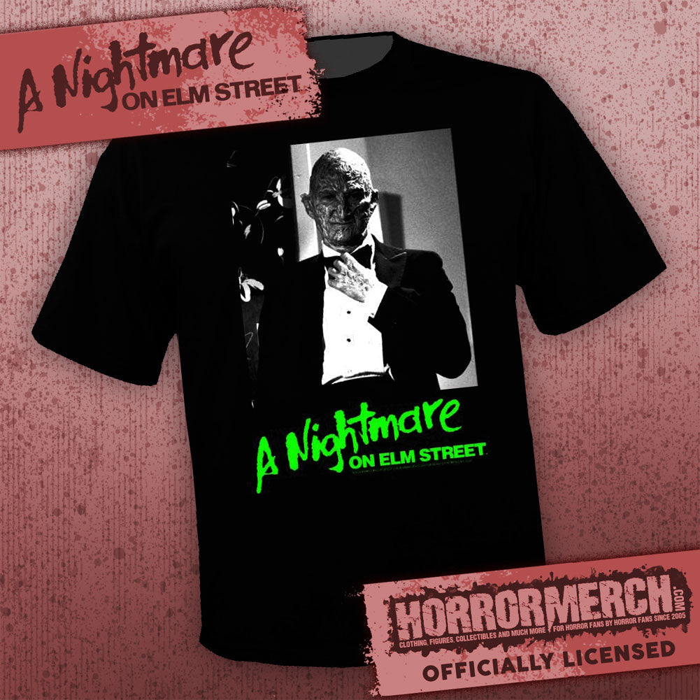 Nightmare On Elm Street - Close-Up (Tux) Mens Shirt