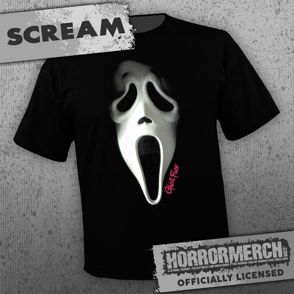 Scream - Close-Up (BW) Mens Shirt