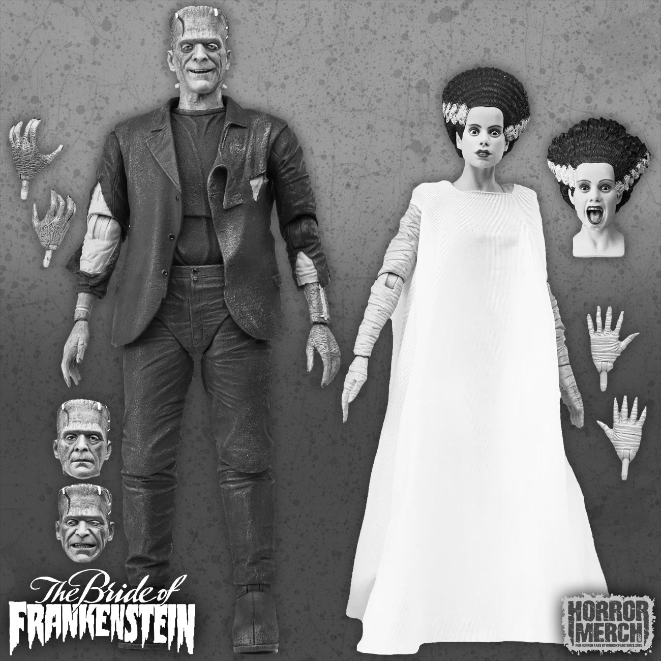 Bride Of Frankenstein - Ultimate Bride + Frank (2 Pack) [Damaged Box Item]