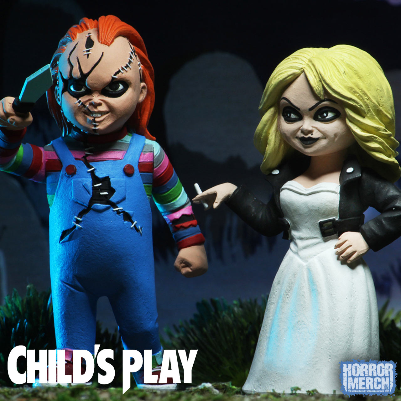 Childs Play - Chucky + Tiffany Toony Terrors [Figure]