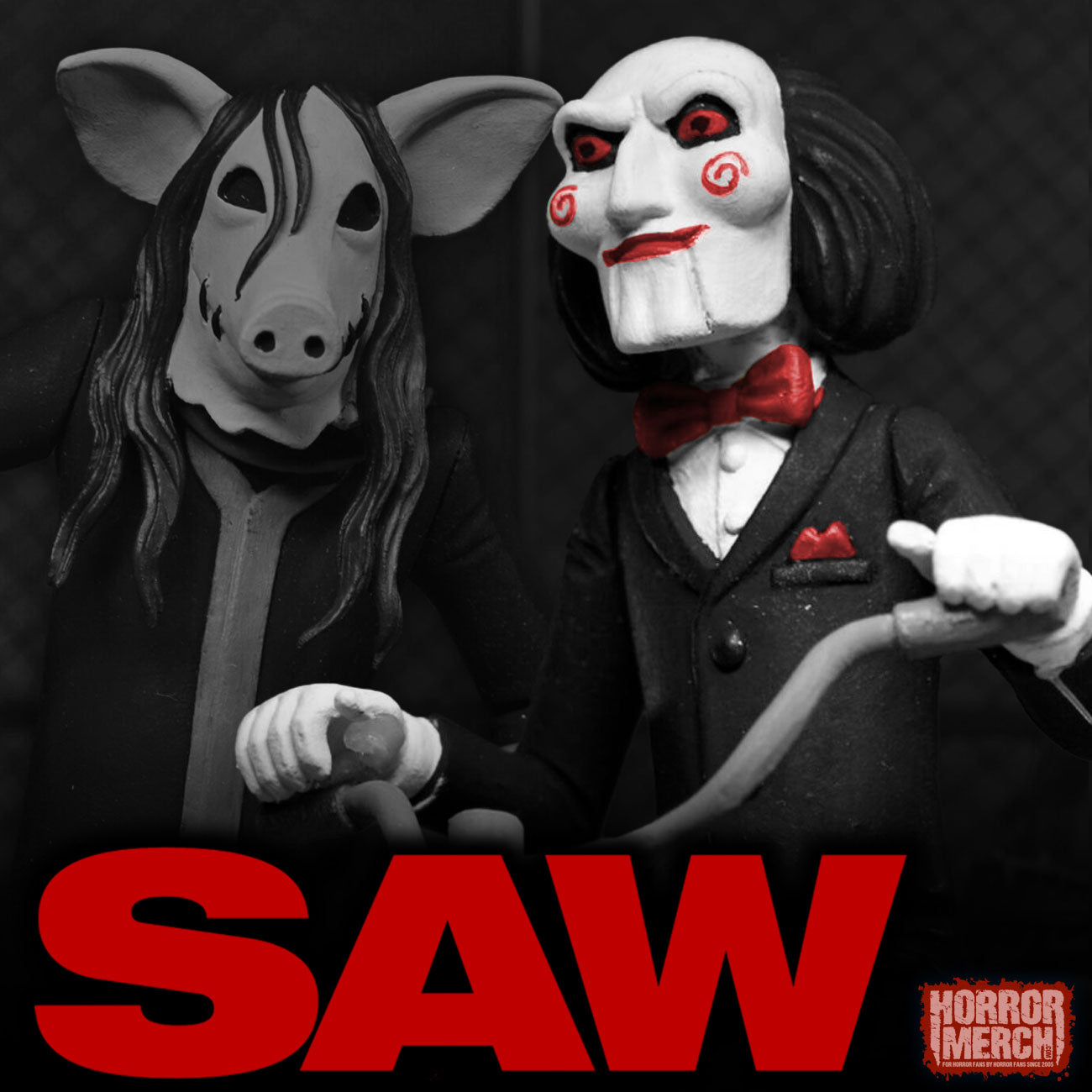 Saw - Billy/John Kramer/Pig Mask Set - Toony Terrors [Figure]