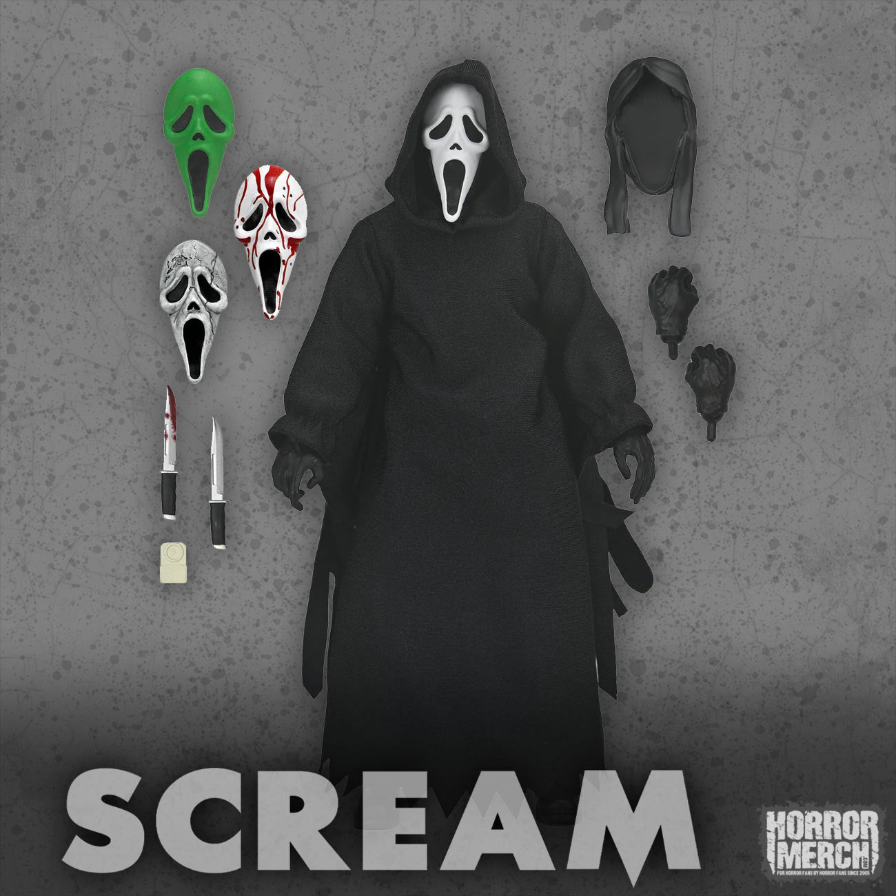 Scream - Ghostface (Cloth) [Figure] – Horrormerch.com