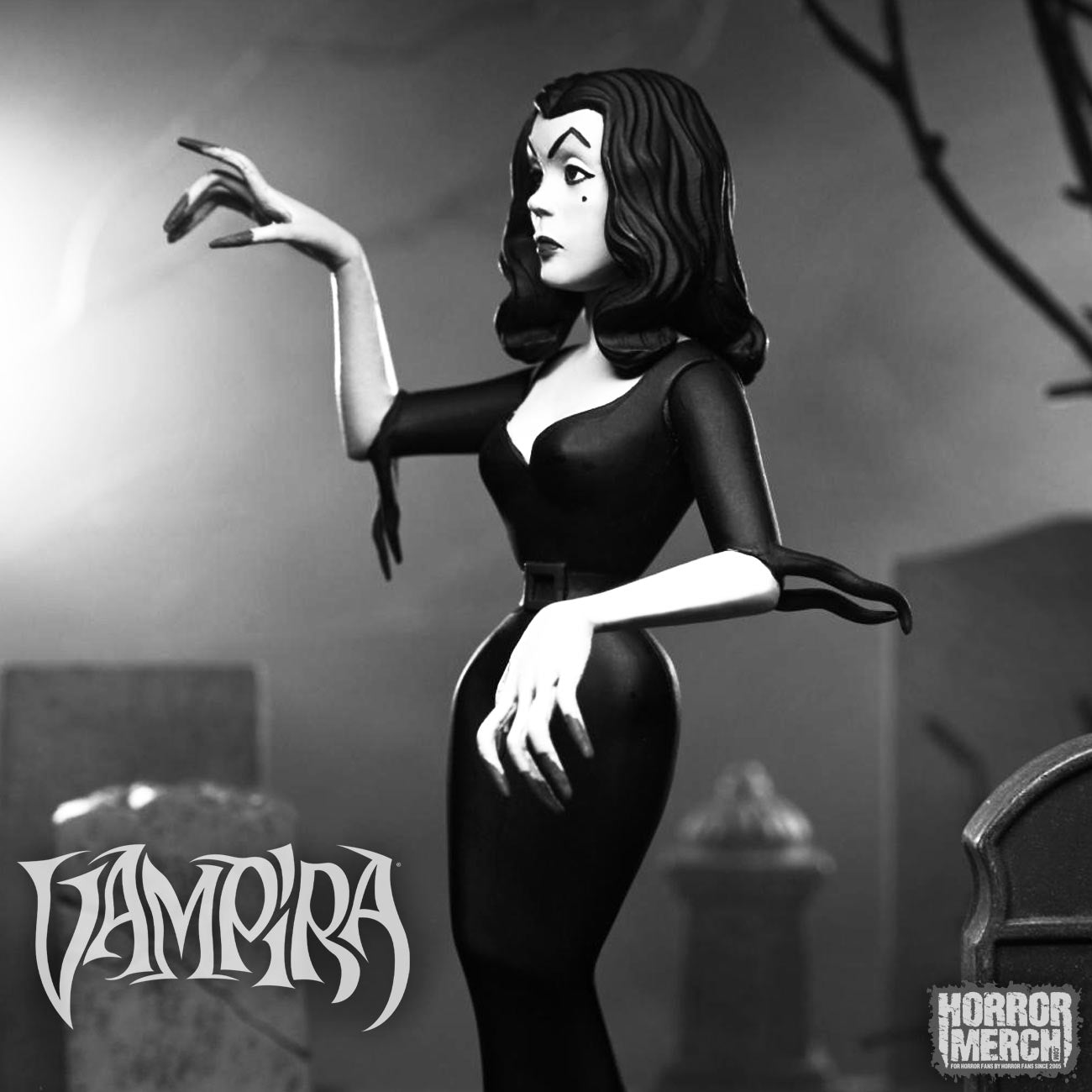 Vampira - (BW) Toony Terrors [Figure]