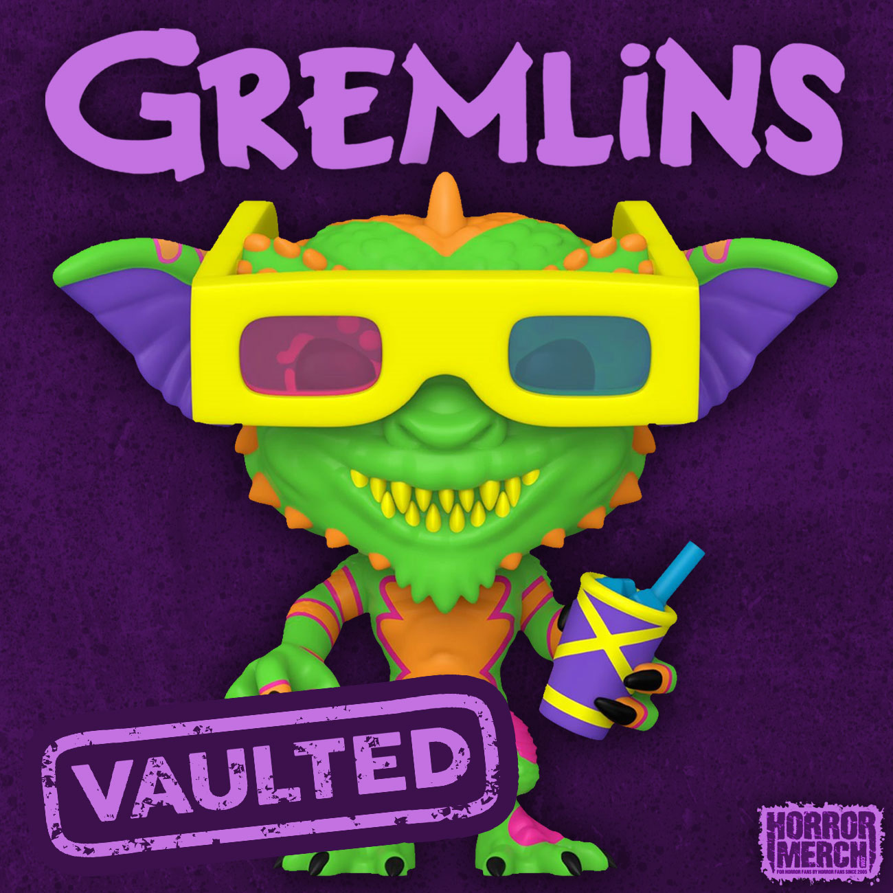 Gremlins - Stripe Blacklight POP VAULTED [DAMAGED BOX]