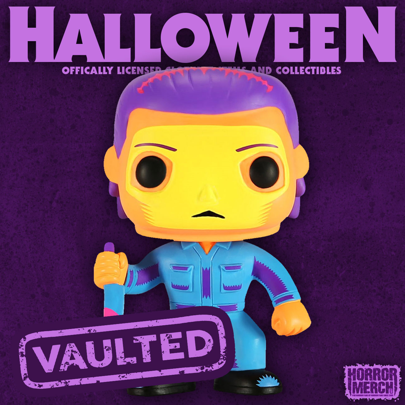 Halloween - Myers Blacklight POP VAULTED [DAMAGED BOX]