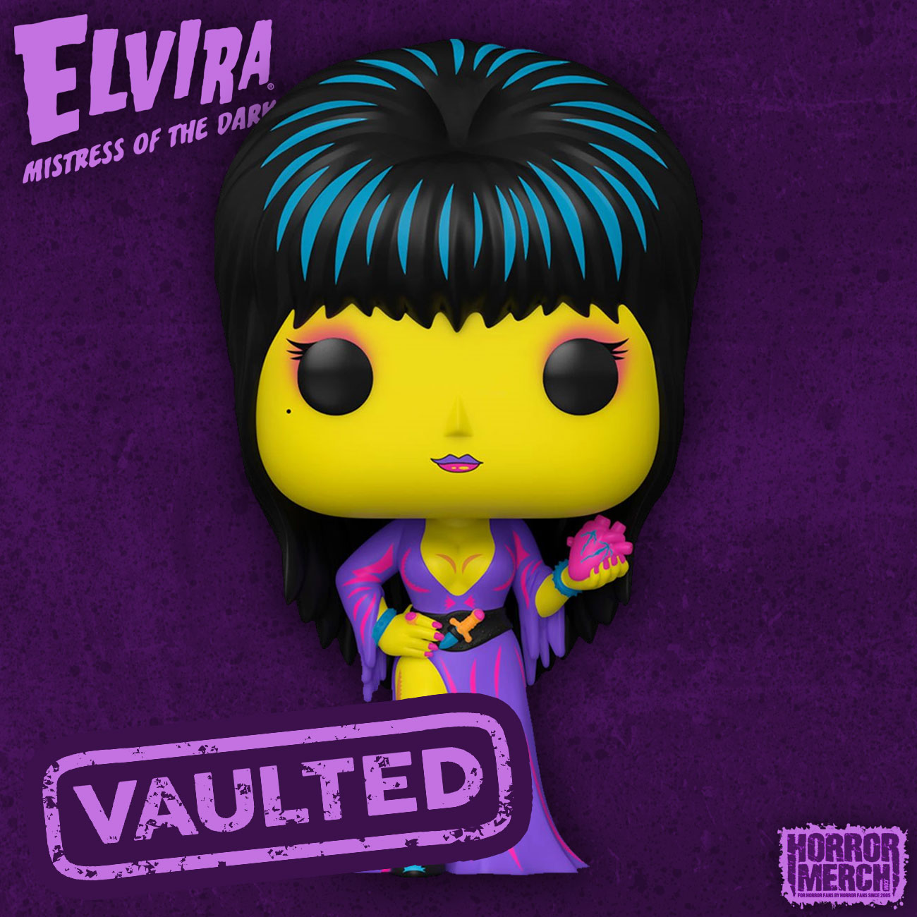 Elvira - Blacklight POP VAULTED [DAMAGED BOX]