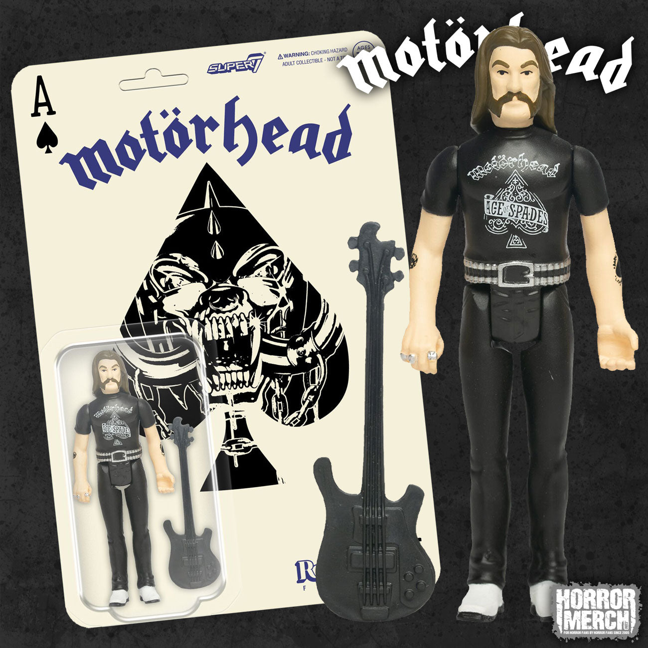 Motorhead - Lemmy (Ace Of Spades) Retro 3.75 Inch [Figure]