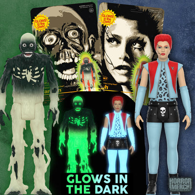 Return Of The Living Dead - GLOW IN THE DARK Trash + Suicide - Vintage (Both Figures) 3.75 Inch [Figure]