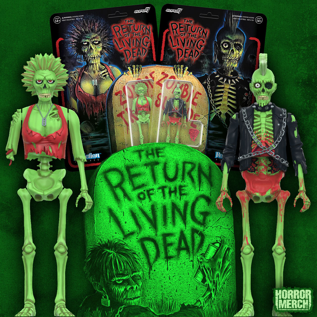 Return Of The Living Dead - Trash + Suicide - Vintage (Both Figures) 3.75 Inch [Figure]