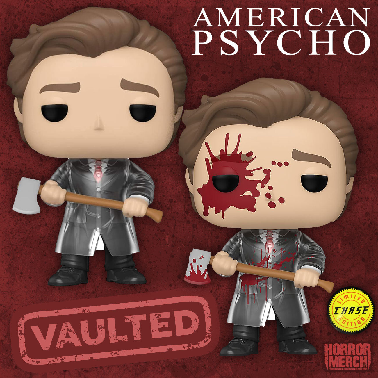 American Psycho - Patrick Bateman POP - VAULTED [DAMAGED BOX]