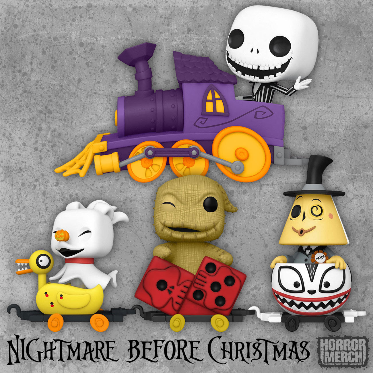 Nightmare Before Christmas POPs + Train Set [Figure]