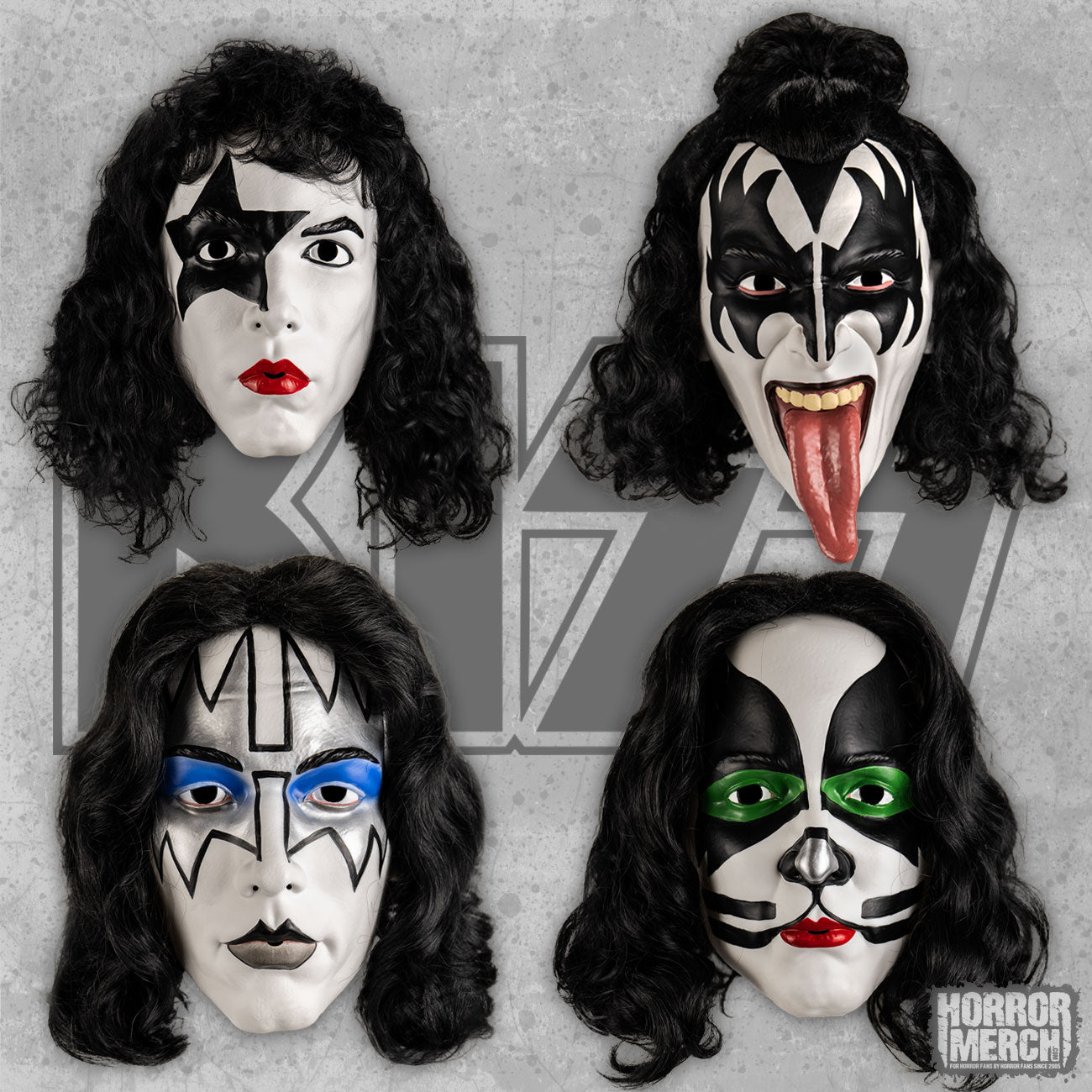 KISS - 4-Pack Deluxe Injection Set [Mask]