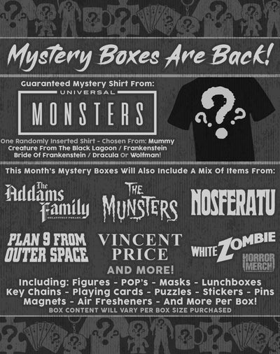 '- Mystery Boxes/Mystery Shirts!