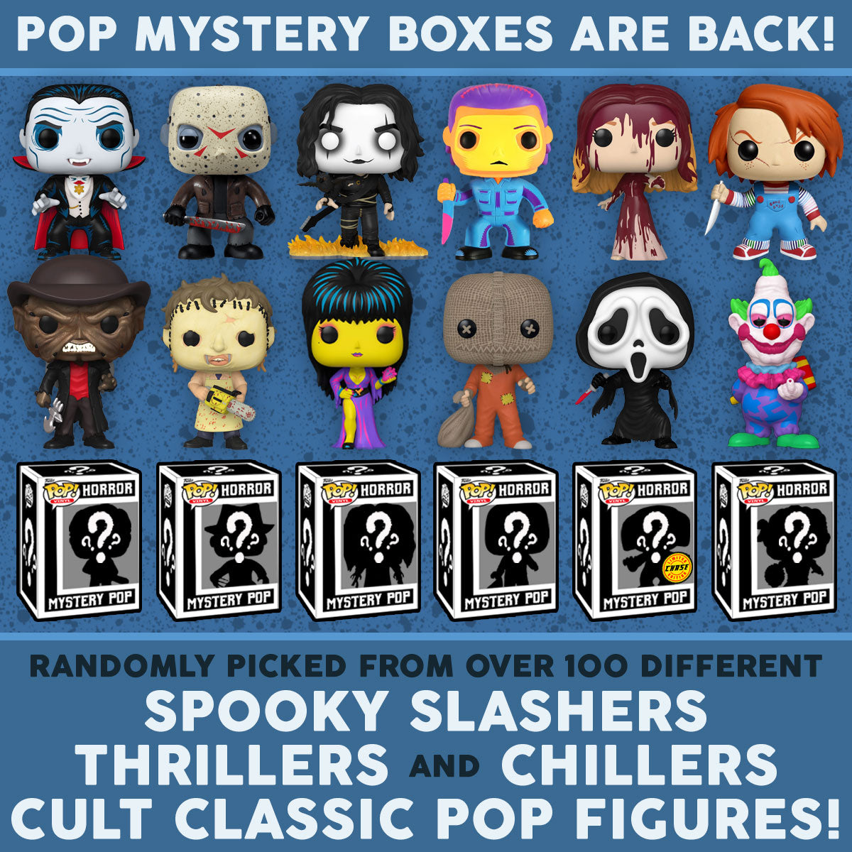 '- Mystery Box Of POPS – Horrormerch.com